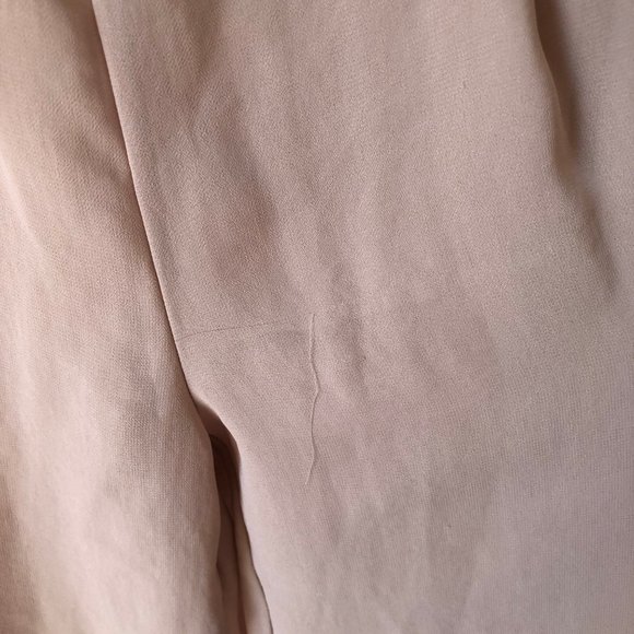 HEARTS Sheer Cream Wide Leg Pants - Picture 4 of 5